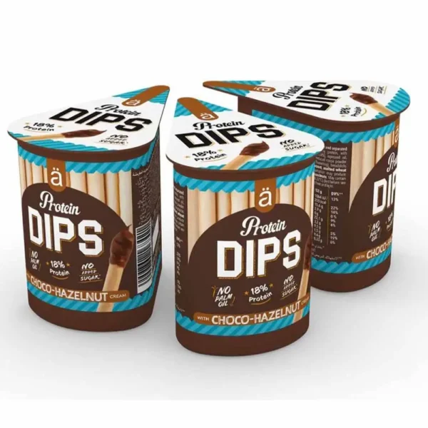 Nano Supps Protein Dips 52g Pack of 12 Choco Hazelnut Flavor