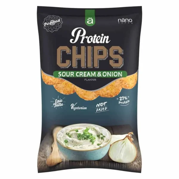 Nano Supps Protein Chips Sour Cream & Onion 40g