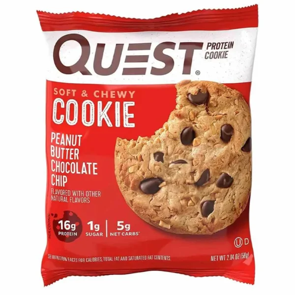 Quest Protein Cookie Peanut Butter Chocolate Chip Flavor