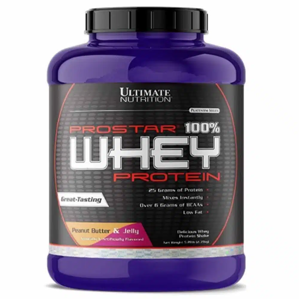 Ultimate Nutrition Prostar 100% Whey Protein 2.39kg Peanut Butter & Jelly Flavor