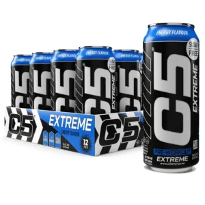 C5, EXTREME, Zero Sugar, Energy, 473ml, Pack of 12