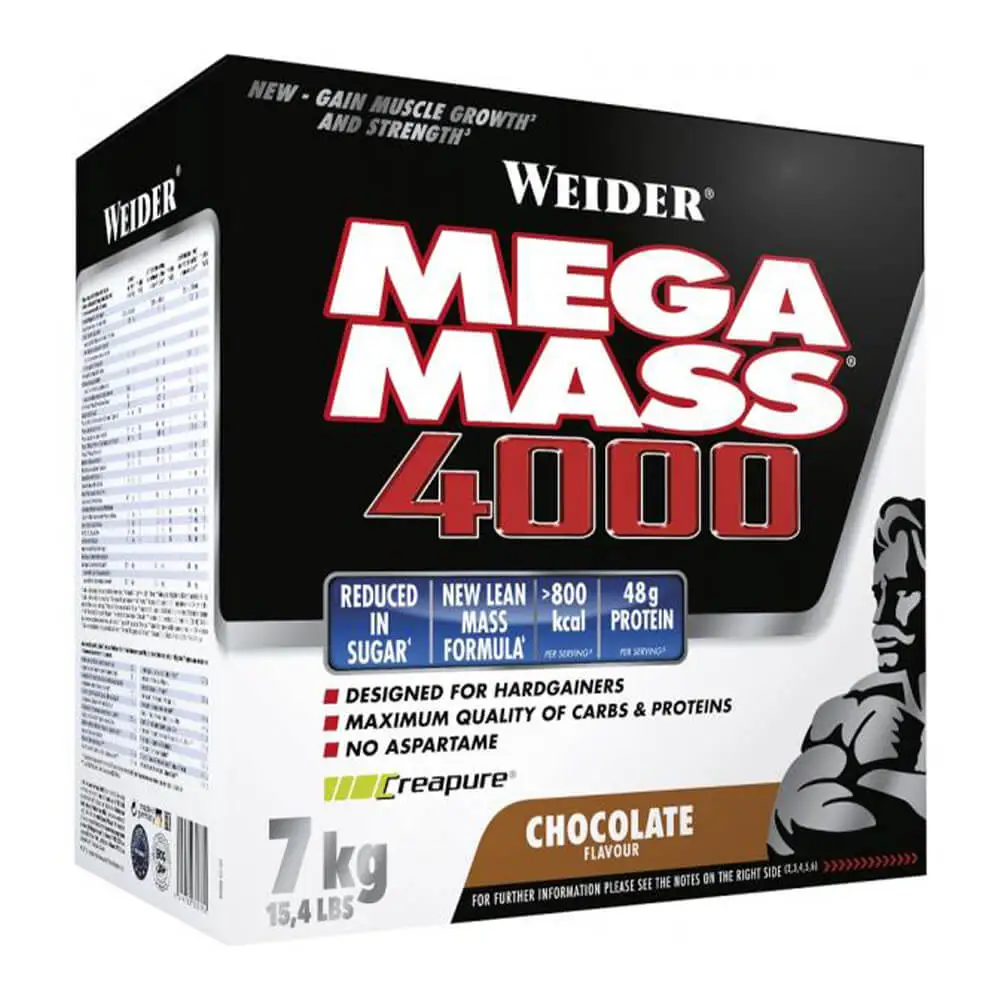 weider mega mass 4000, chocolate flavour