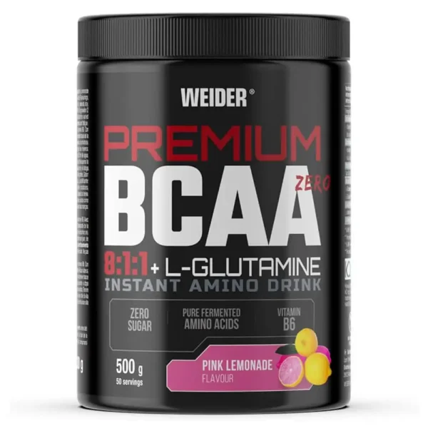 weider premium bcaa, pink lemonade, 500g