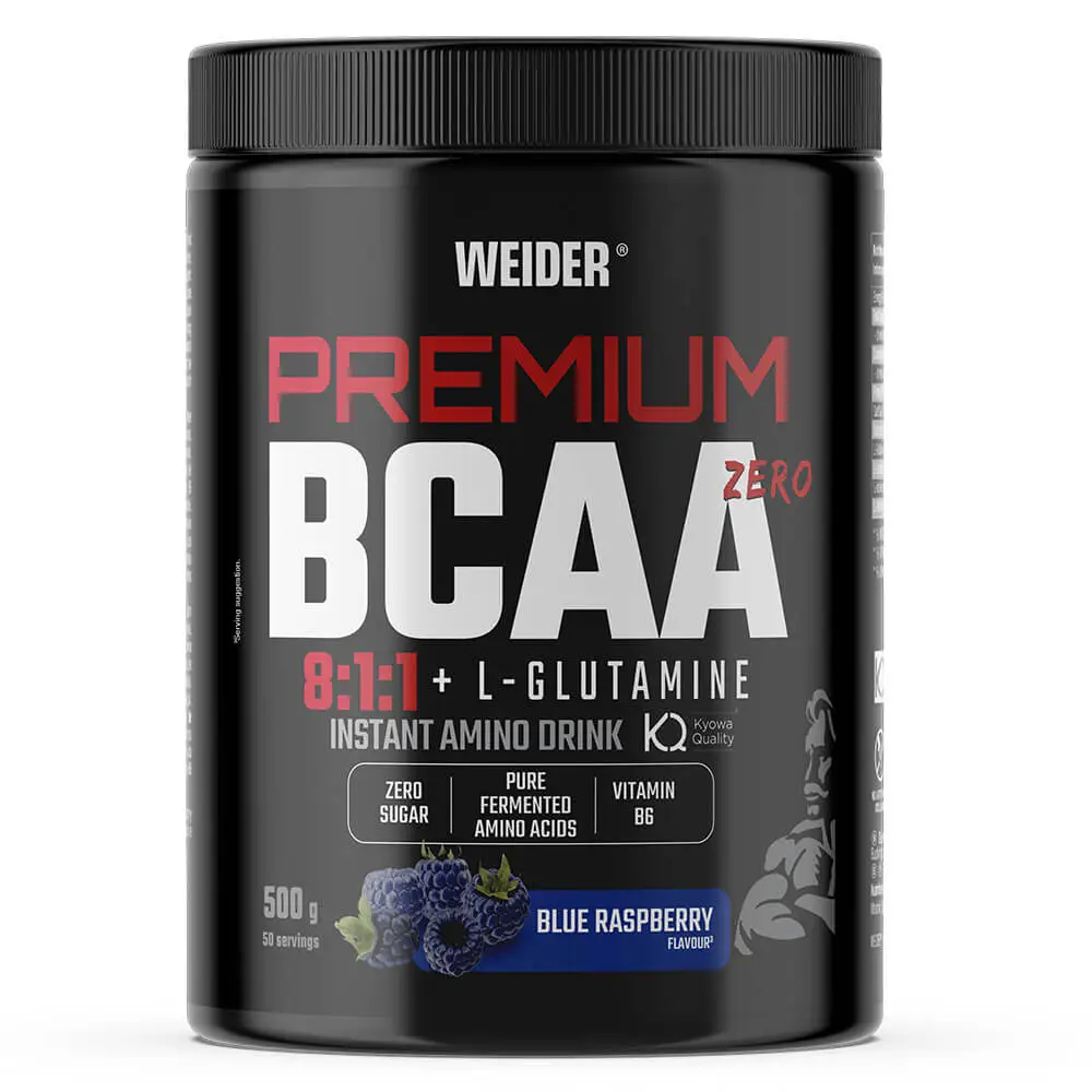 weider premium bcaa zero, blue raspberry flavor