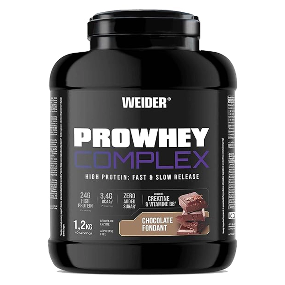 weider prowhey complex high protein, chocolate fondant, 1.2gk