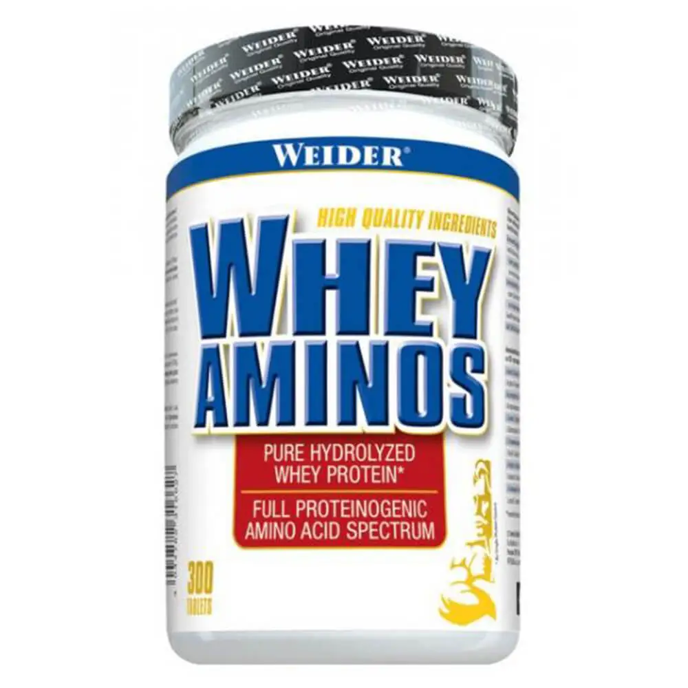 weider whey aminos pure hydrolyzed whey protein 300 tablets