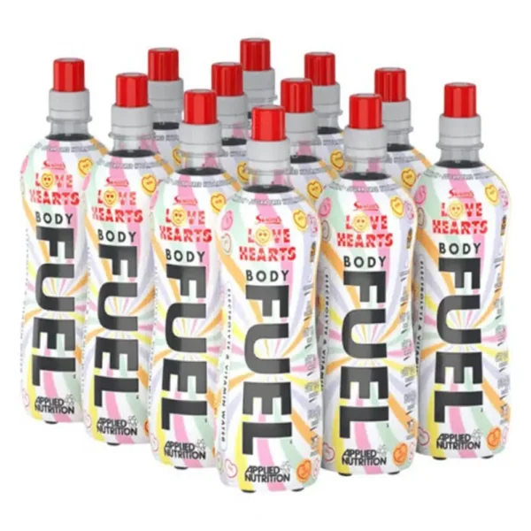 Applied Nutrition Body Fuel Swizzels Love Hearts 500ml Pack of 12