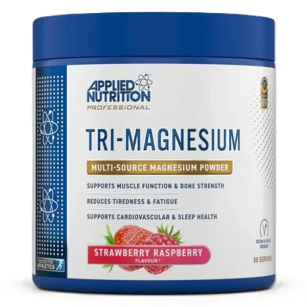 Applied Nutrition Tri-Magnesium Strawberry Raspberry 50 Servings