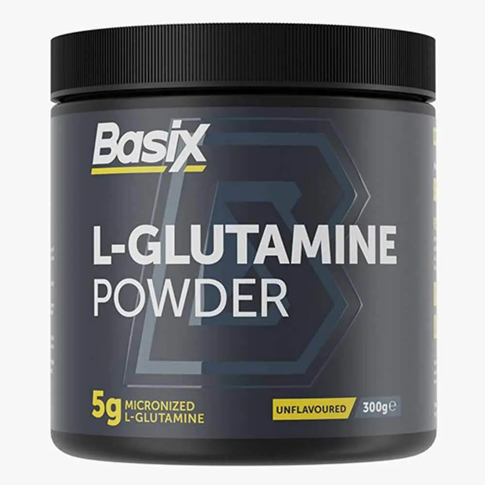 Basix L-Glutamine Powder 300g Unflavored 60 Serving