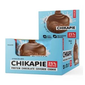 Chikalab, Chikapie, 25% Protein, Protein Chocolate covered Cookie 9x60g