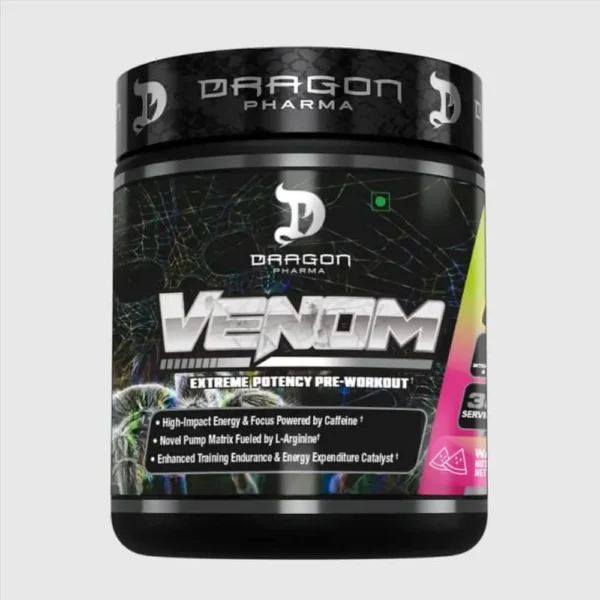 Dragon Pharma, Venum Extreme Potency Pre-Workout, Watermelon, 196g