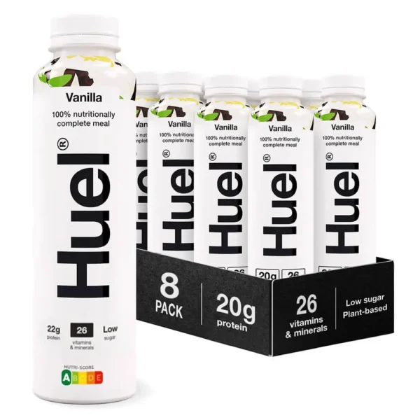 Huel Vanilla 500ml Pack of 8