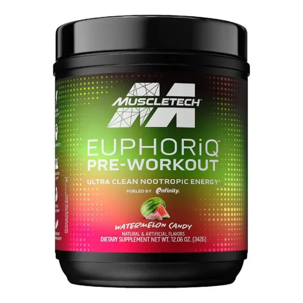 Muscletech, Euphoriq Pre-workout, Watermelon Candy, 342g