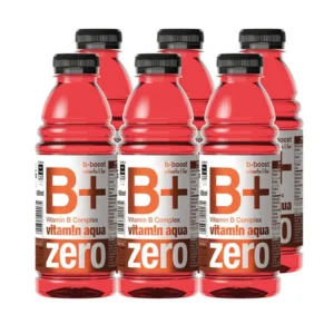 Vitamin Aqua B+ Vitamin B Complex Zero Watermelon & Lime 6x600ml Case