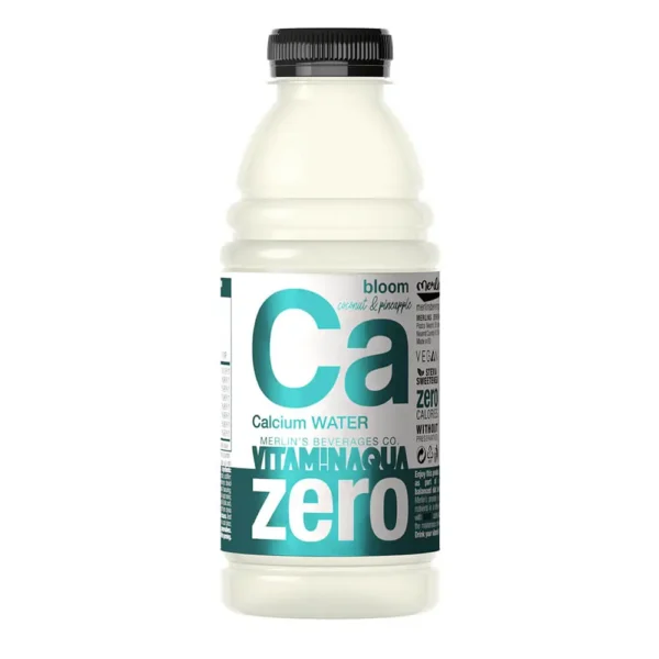 Vitamin Aqua Ca Calcium + Vitamin D Zero Coconut & Pineapple 600ml