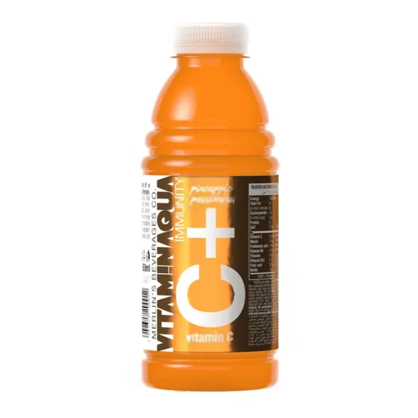 Vitamin Aqua Immunity C+ Vitamin C Pineapple & Passionfruit 600ml