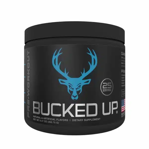 Bucked Up,PRE WORKOUT, BLUE RAZ FLAVOUR,265.75g, 20 Serving