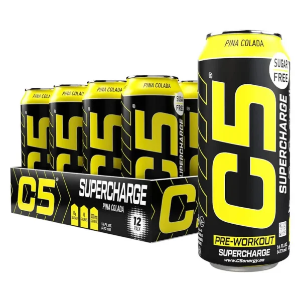 C5 SUPERCHARGE Sugar Free Pina Colada 473ml Pack of 12