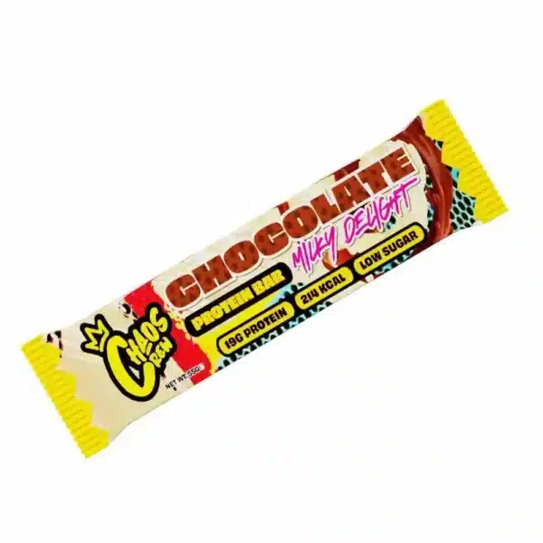 CHAOS CREW, PROTEIN BAR, CHOCOLATE MILKY DELIGHT,55G