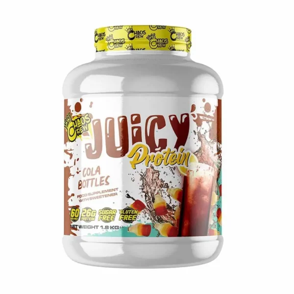 CHAOS CREW,JUICY PROTEIN,COLA BOTTLES,60 SERVINGS,1.8 KG