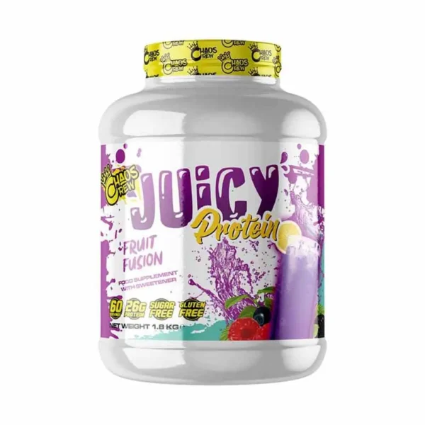 CHAOS CREW,JUICY PROTEIN,FRUIT FUSION,60 SERVINGS,1.8 KG