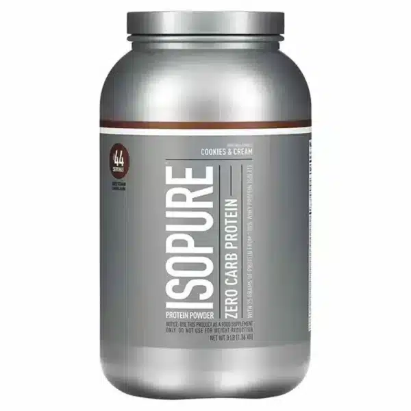 Isopure Zero Carb Protein,Cookies & Cream,40 Servings