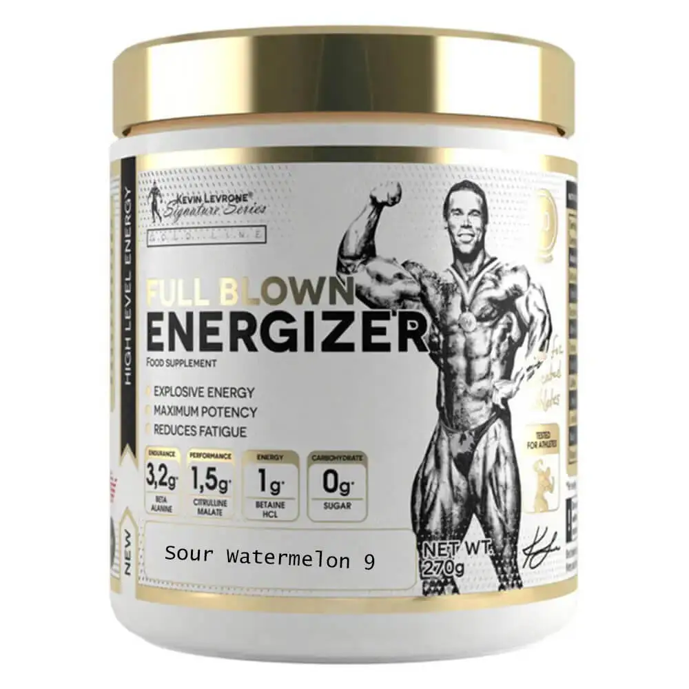 Kevin Levrone, Full Blown Energizer, Sour Watermelon 9, 270g