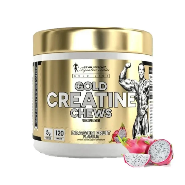 Kevin Levrone, Gold Creatine Chews, Dragon Fruit, 24S, 120 Tabs