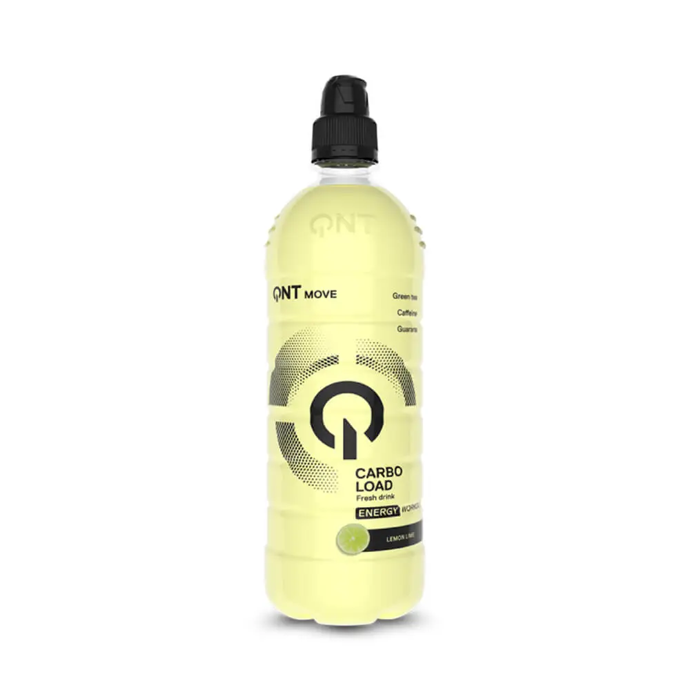 QNT MOVE, Carb Load, Fresh Drink Energy Workout, Lemon Lime, 700ml