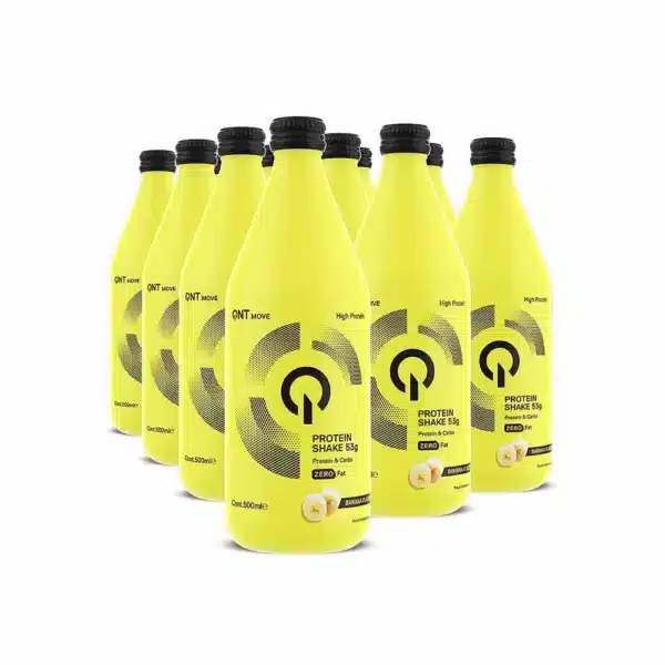 QNT PROTEIN SHAKE BANANA, 500 ML PACK OF 12