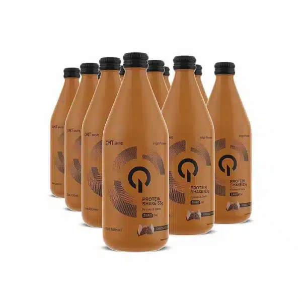 QNT PROTEIN SHAKE CHOCOLATE , 500 ML PACK OF 12