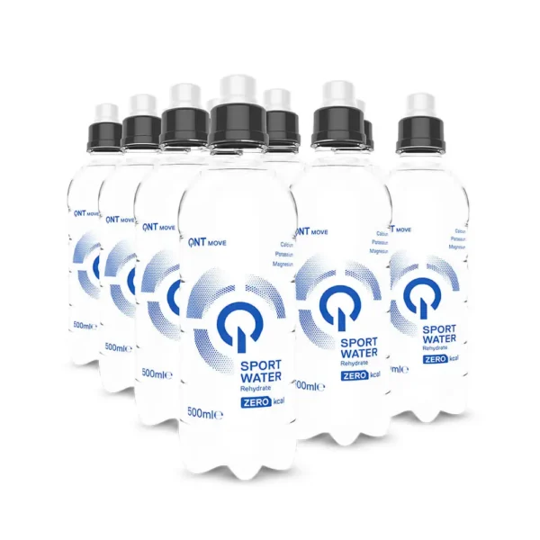 QNT SPORT, Water Rehydrate Zero KCAL, 500ml Pack of 12