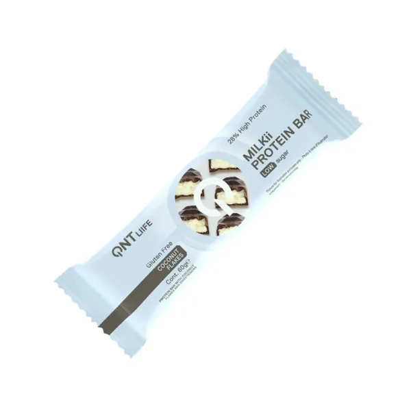 QNTLife, Milkii Protein Bar, Coconut Flakes, 60g