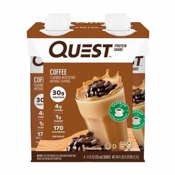 Quest Protein Shake Coffee Flavor 325ml Pack of 4