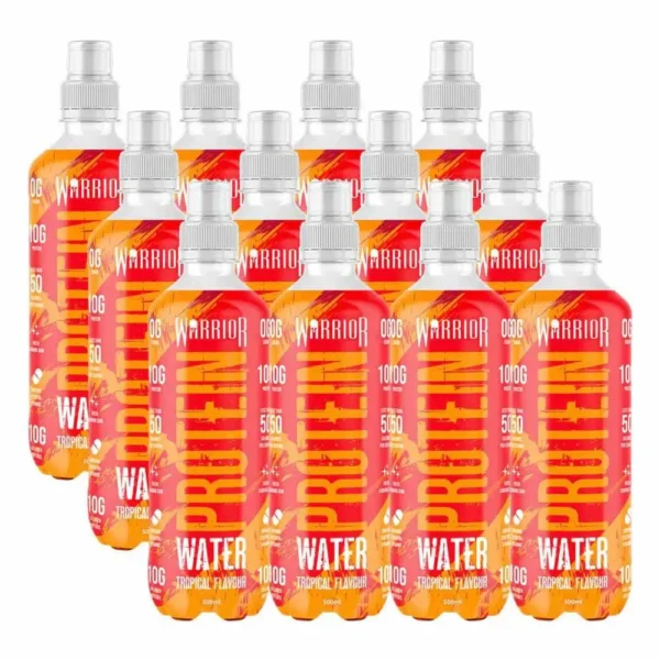 Warrior, Protein Water,Tropical Flavour,12 pc