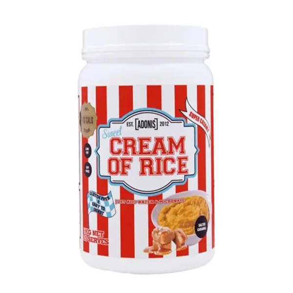 ADONIS PROTEIN CREAM OF RICE,SALTED CARAMEL,25 SERVINGS 1KG (1)