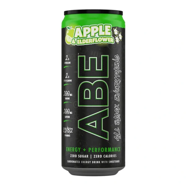 Applied Nutrition ABE Energy Drinks Apple & Elderflower 330ml