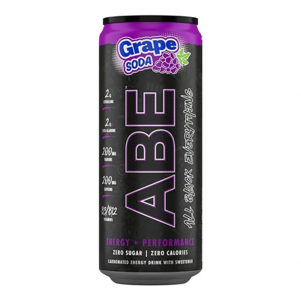 Applied Nutrition ABE Energy Drinks Grape Soda 330ml