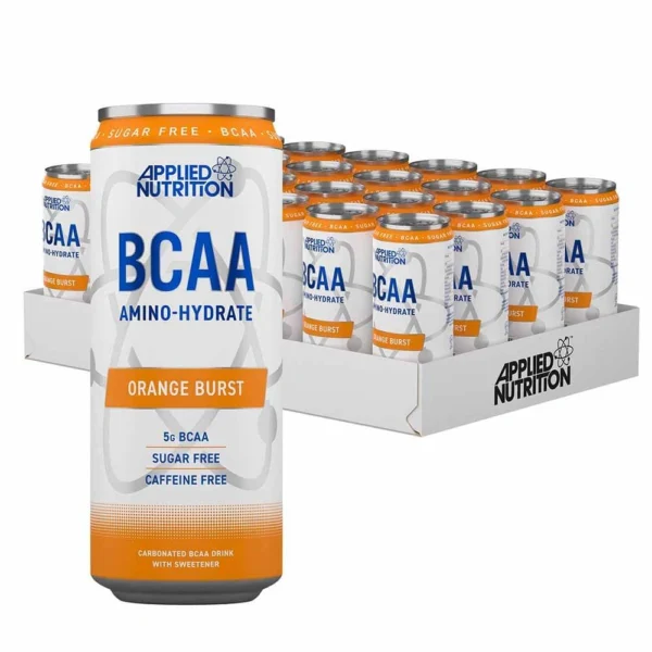 BCAA AMINO-HYDRATE ENERGY ORANGE BURST 330ML PACK OF 12