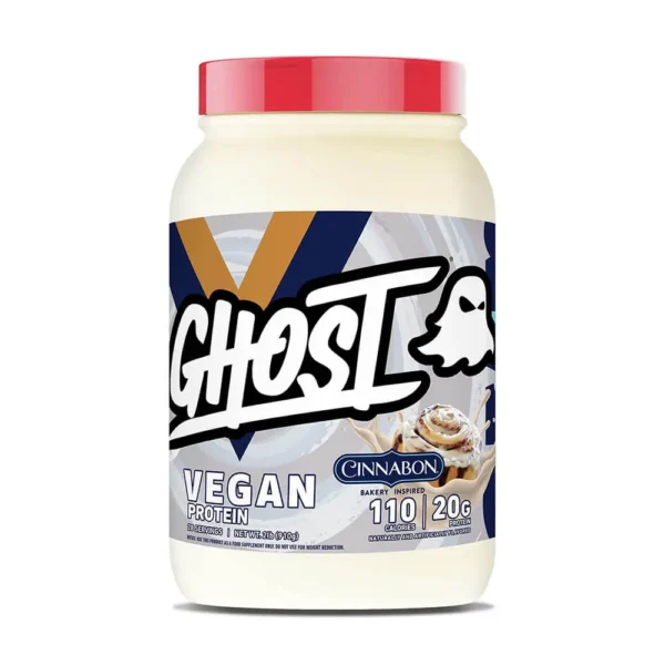 Ghost Vegan Protein Powder 2lbs 910g Cinnabon