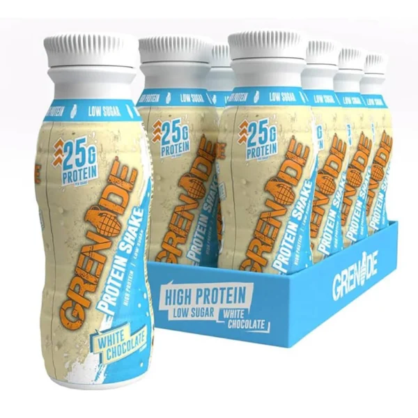 Grenade Protein Shake, 330ml, White Chocolate Pack of 8