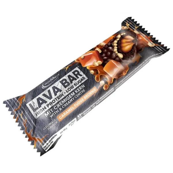 IronMaxx, Lava Bar, Caramel Fudge Brownie, 40g