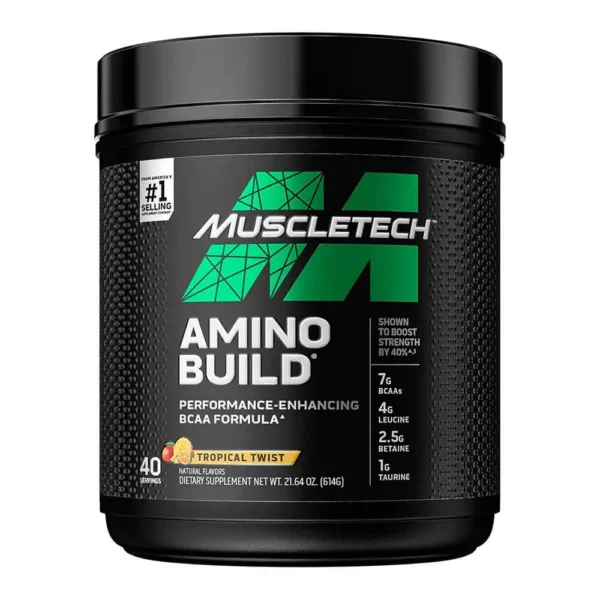 Muscletech Amino Build Powder Tropical Twist 614g