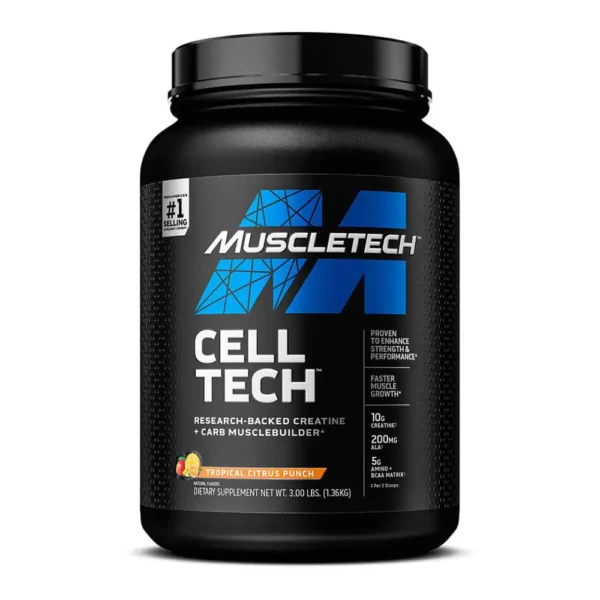 Muscletech, Cell tech Creative 1.36kg, Tropical Citrus Punch