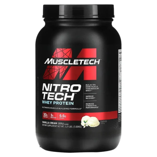 Muscletech Nitro Tech Whey Protein 1kg Vanilla Cream