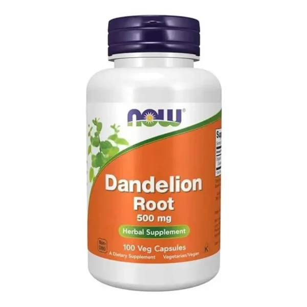 Now Sports Dandelion Root 500mg 100 Veg Capsules