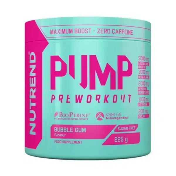 Nutrend pump pre workout Bubble Gum 225g