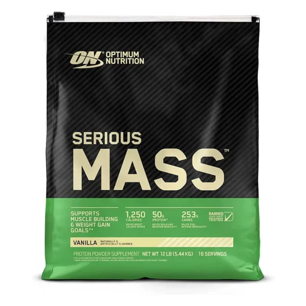 ON Serious Mass Vanilla Flavor 12lb