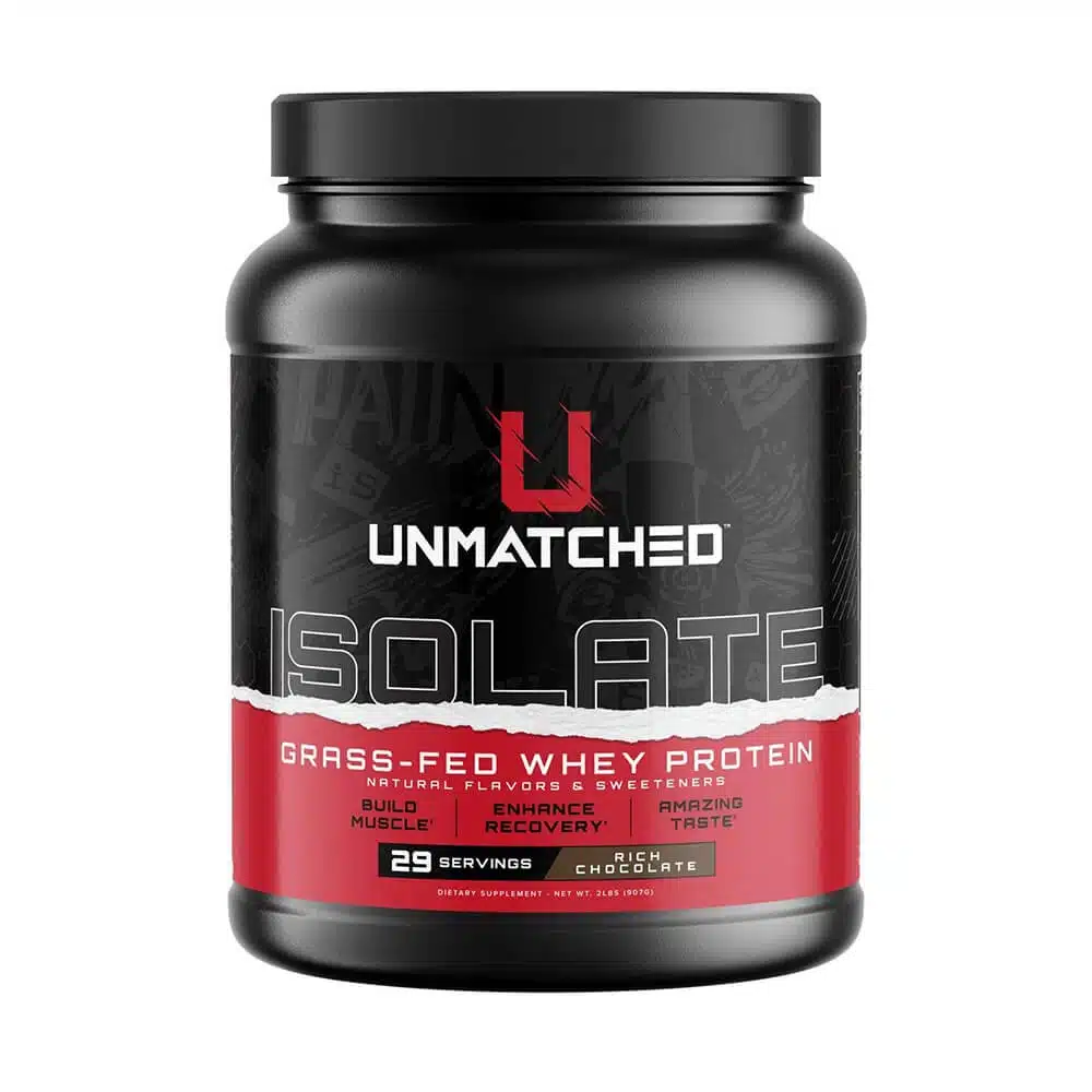 Unmatched, Isolate Grass-Fed Whey Protein, Rich Chocolate, 907g