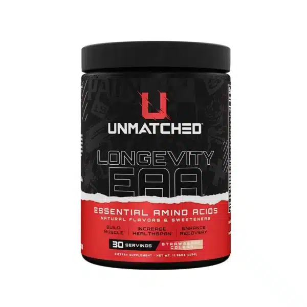 Unmatched, Longevity EAA, Strawberry Colada, 339g